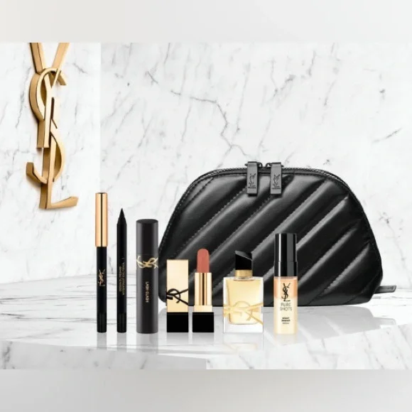 YSL Black Quilted Chain Shoulder Bag - Picture 4 of 5